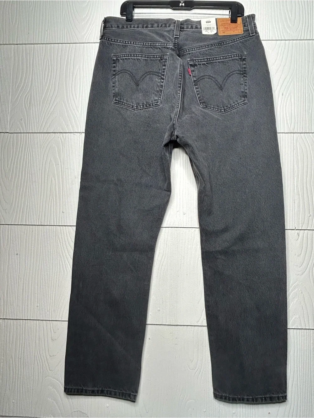 Levi's Men’s Relaxed Jeans - Washed Black Denim
